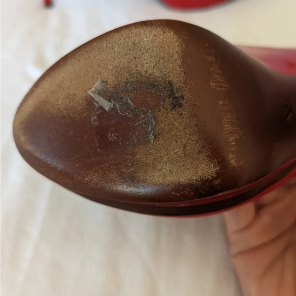 Louis Vuitton heels. Red size 38.5 - Picture 6 of 13